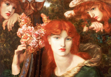 kızıl saçlı kadın portresi